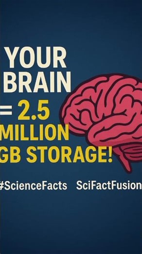 Your Brain = 2.5 Million GB Storage! | Sci-Fact Fusion