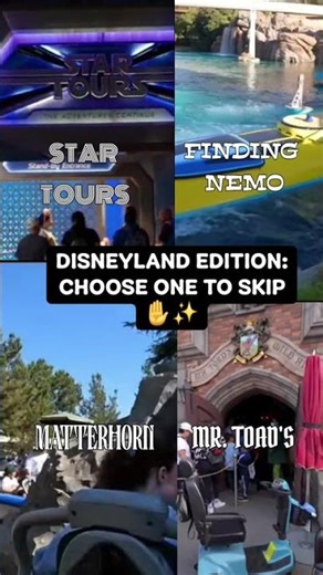 Disneyland Edition: Choose One to Skip! ✋✨