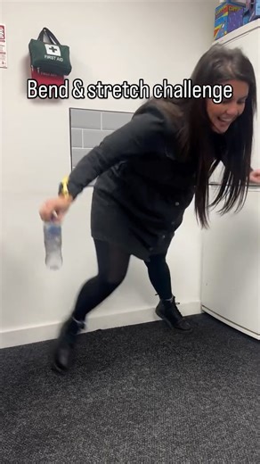 sophieandbecs on Instagram: "Bend & stretch challenge 😂 Feet against the wall, straight legs and no falling forward when coming back up 🤣 #challenges #challenge #challenger #challengeyourself #fyp #foryou #foryoupage #foryourpage #viral #vibes #work #team #funnyvideos #hairdressers #funnyreels #reallife #fun #wednesday #sophieandbecs #laugh"