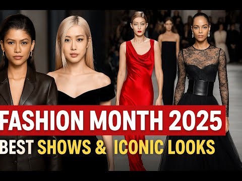 Fashion Month 2025 Recap! 🔥 Best Runway Shows, Iconic Looks & Front Row Celebs! ✨