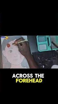 Cute Chipmunk Face Paint Design! #facepainting #art