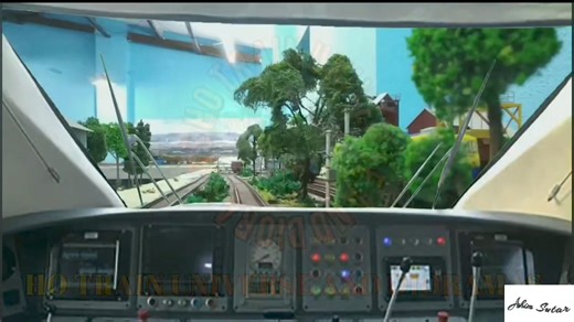 My Indian Railways ho scale model railroad cab view from Vande Bharat Express 😃 #indianrailways #VandeBharatExpress #VandeBharatTrain #hoscale #modeltrains #trainvideo #trainview #miniature #miniatureart @highlight | Ashim Kumar Sutar