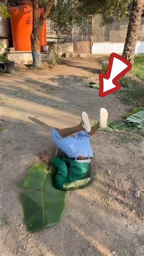 fell into a hole because of a prank