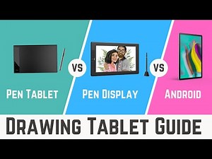 Beginner artists guide to graphics tablets | Pen Tablet vs Pen Display vs Android or iPad