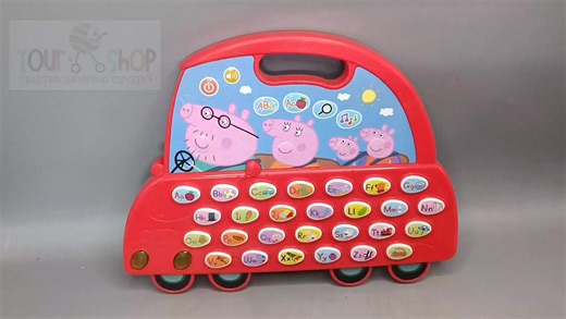 Your_kids_shop(Erum) on Instagram: "Brand: VTech Peppa Pig Learn and Go Alphabet Car, Top highlights Take the delightful Peppa Pig family car toy along for the journey with an easy-to-grasp carrying handle Enjoy exploring letters and letter sounds in Letters and Phonics mode and seeking and finding in Search mode In Learning Words mode, Peppa Pig teaches a word with every letter; press the Family Car button to hear her talk about safety rules like buckling up your seatbelt and obeying traffic li