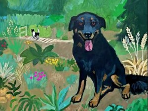 DOG SONG 2- dog art, pet loss, songs,"Better With You There"