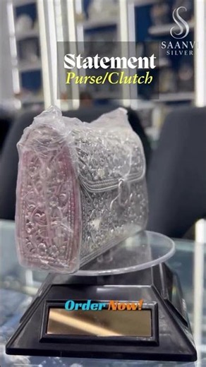 👜✨ Premium Silver Purse for Women | Elegant & Stylish Design #Shorts #silver #purse #trending