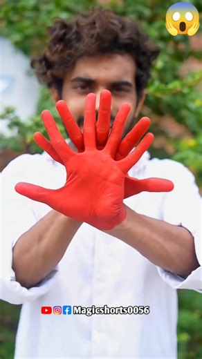 Red Hand Magic Trick 😱 | Aankhon Ke Samne Magic #magic #illusion #viralvideo #shorts #trending