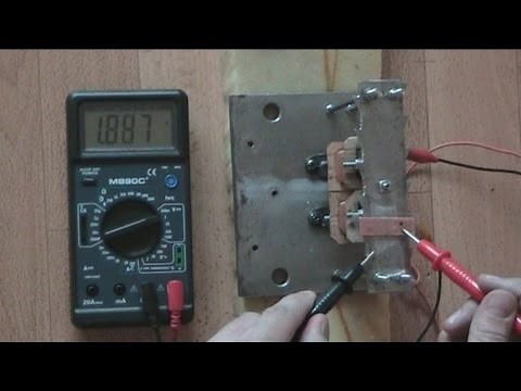 Vibrounipolar. Experience in tribophysics.