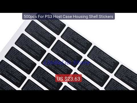 500pcs For PS3 Host Case Housing Shell Stickers — Top Rated 2026 | Buy Now!