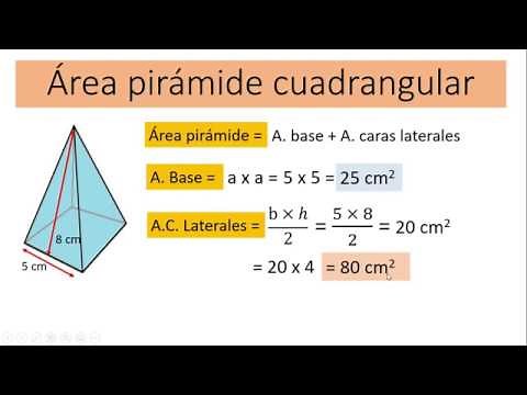 Área de la Pirámide Cuadrangular