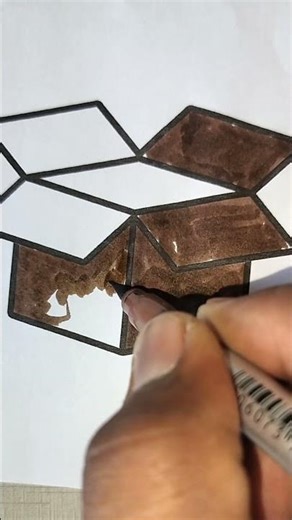 Creative Open Box Drawing | Easy 3D Box Painting Tutorial ✨📦 #drawing #artvideo #kidsdrawing