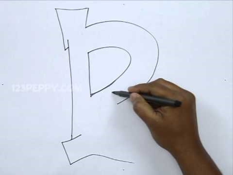 How to Draw Graffiti Letter P