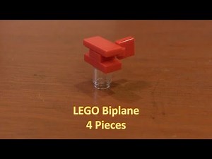 How To Build A Mini LEGO World War 1 Biplane 4 Pieces