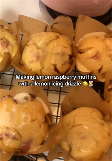 Delicious Lemon Raspberry Muffins Recipe