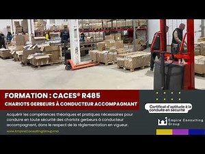 CACES R485 Chariots gerbeurs à conducteur accompagnant