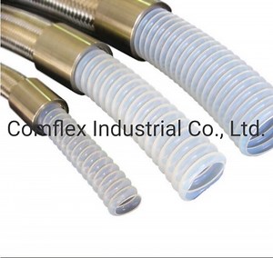 [Hot Item] PTFE Stainless Steel Braided Hose with High Precision, Corrugated PTFE Tubing&