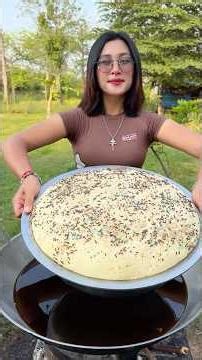 Cooking yummy deep fried cake recipe