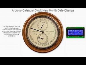 Arduino Perpetual Calendar Clock