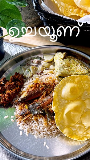 Ann’s cooking world | Tradition never goes out of style ✨ This plate? Choru, meen curry, mutta pappadam, olan & parayar. No trends. Just timeless flavour 🔥... | Instagram