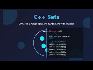 C++ Sets: Master Ordered Unique Element Containers (std::set) 🔥