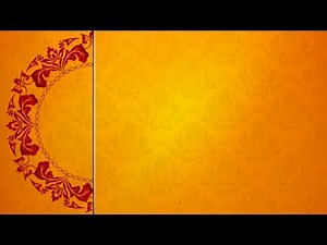 Free Royal Orange motion wheel blank wedding invitation template | EI 1
