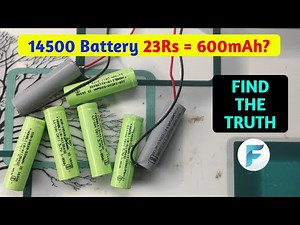 14500 Lithium Battery Real Capacity Test