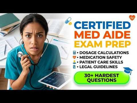 Certified Medication Aide Exam Prep 2026 | Practice Test + Real Questions & Answers