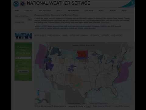 Introduction to the National Weather Service Website