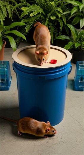 LOL! Hungry mouse climbs for food, trap snaps unexpected twist revealed #viral #mouse #trap