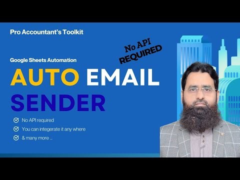 Auto Email Sender from Google Sheets | Google Apps Script Gmail Automation (2025)