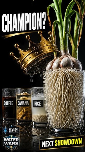 🏆 Coffee Water vs Banana Water vs Rice Water… Could the Champion Survive?