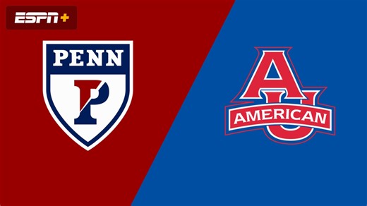 Pennsylvania vs. American University 11/9/25 - Stream the Game Live - Watch ESPN