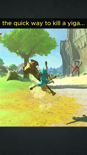 The quick way to kill a yiga #zelda #botw
