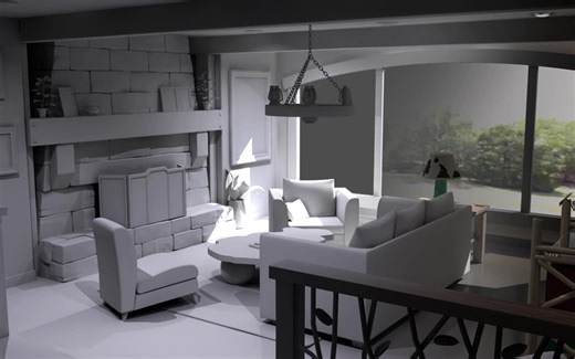Modeling Interiors in Maya（室内场景建模）