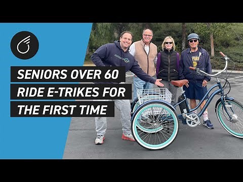 Seniors Over 60 Ride Electric Tricycles For the First Time