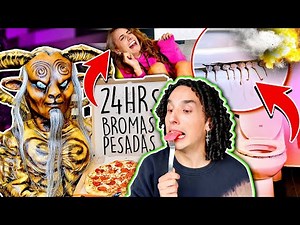 24 HORAS DE BROMAS PESADAS A MI AMIGA