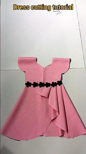 easy dress cutting tutorial for beginners || easy sewing for learning beginners ||