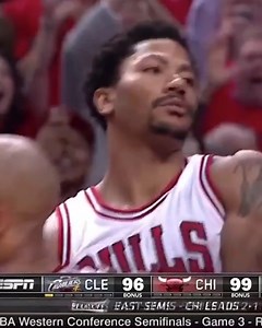 The Chicago Bulls haven’t won a home playoff game since Derrick Rose’s iconic game-winner vs. the Cavs in 2015. That was a DECADE ago 😳 | NBA on ESPN
