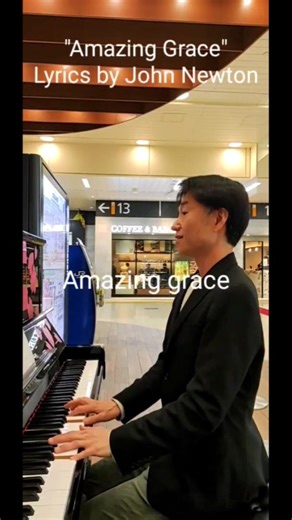 【駅ピアノ🚄】Amazing Grace #ストリートピアノ #駅ピアノ #streetpiano #アメイジンググレイス #amazinggrace #gospel #shorts