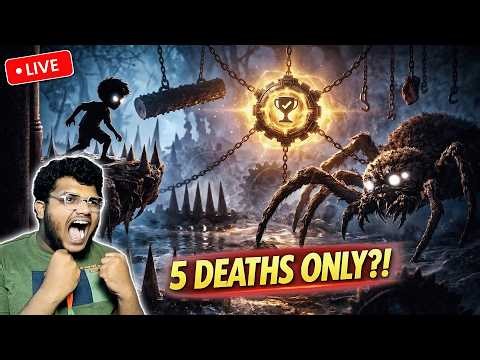 Can I Beat LIMBO With Less Than 5 Deaths? 😱 | 🔴 LIVE Challenge | Qmico Gamer