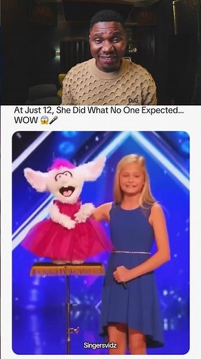 DARCI LYNNE made the puppet sing!