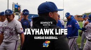 Introducing "Jayhawk Life" 🎥 An All-Access look into the daily life of Kansas Baseball during the season #RockChalk | Dempsey's Burger Pub | Kansas Jayhawks