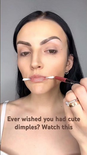 Don’t Have Dimples? Try This Makeup Trick 😱#shorts #viral #beauty