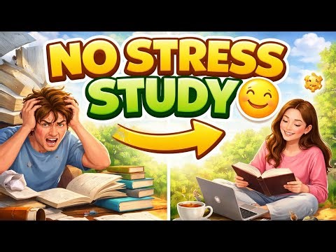 How to Study Without Stress 😌 | 3 Simple Tips