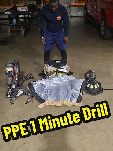 Firefighter Gear Donning Challenge: 1-Minute Drill