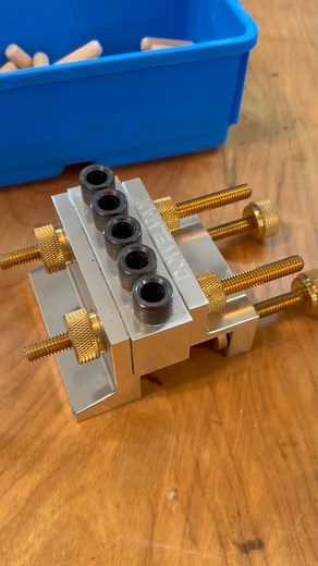 Using the DowelMax jig to not only align and strengthen glue joints, but to build in precision offsets as well #woodworking #cabinetry #renovation #remodel #diy | Wolf Ridge Woodworks