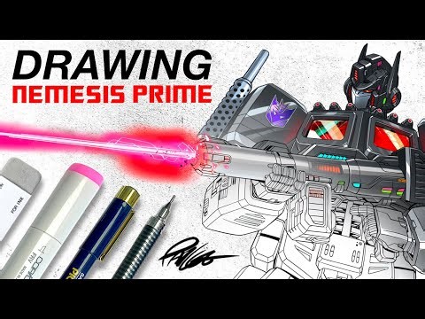 How I Draw: NEMESIS PRIME from TRANSFORMERS #01