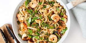 Shrimp & Snow Pea Stir-Fry Is The Easiest Meal To Throw Together