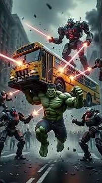 Bank robbery | Hulk animation video #avengers